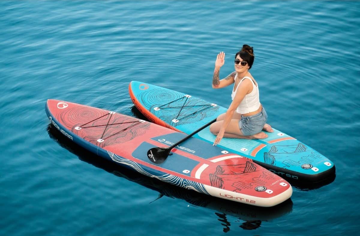 Nafukovací paddleboard Spinera Light - 112x33x6 oba u sebe